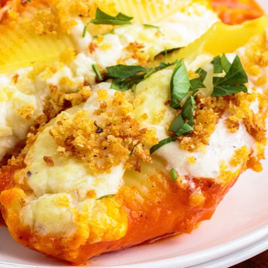 Giant Cheese Stuffed Shells