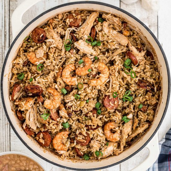 Dutch Oven Jambalaya