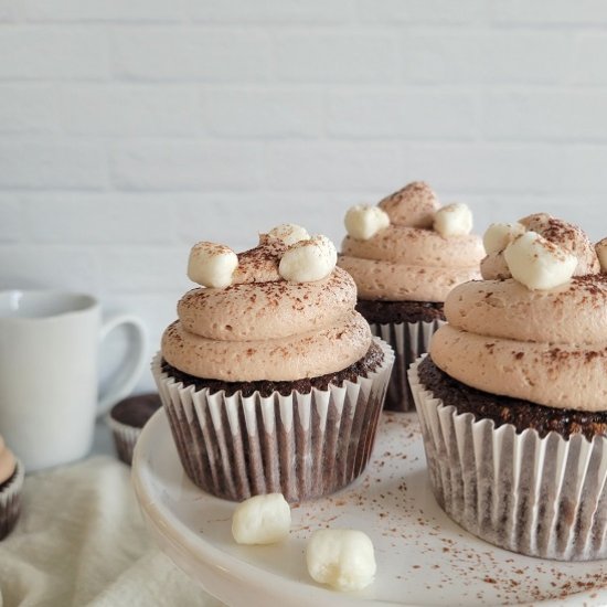 Hot Chocolate Cupcakes