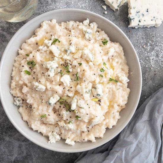 Risotto Gorgonzola with Prosecco