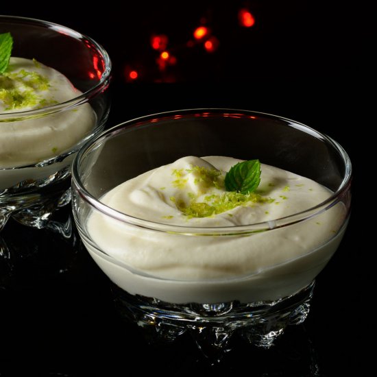 Lemon mousse dessert