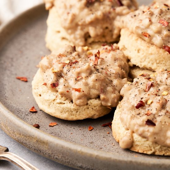 Biscuits and gravy