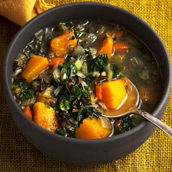 Vegan Wild Rice Soup