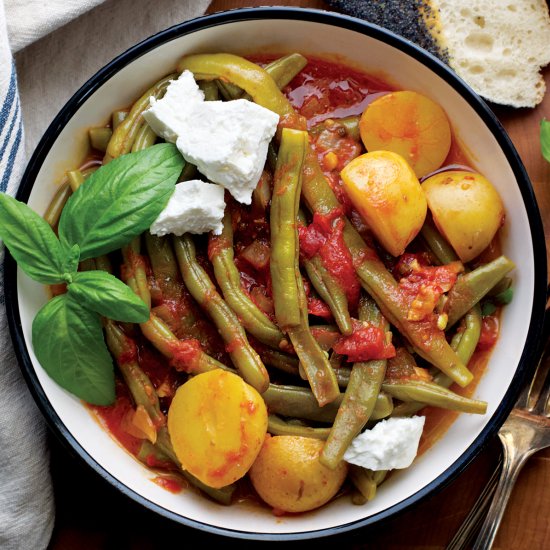 Greek Green Beans In Tomato Sauce