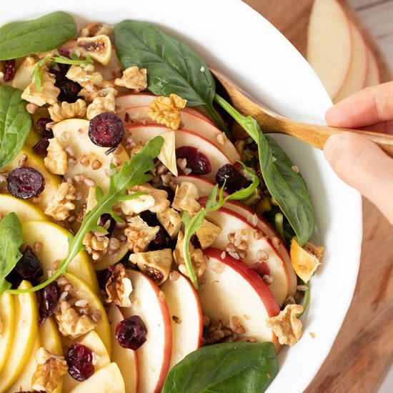 Crunchy Apple Walnut Salad