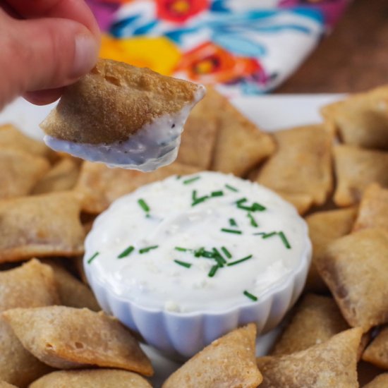 Air Fryer Pizza Bites (with dip)