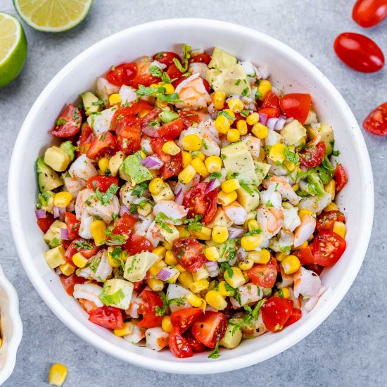 ZESTY SHRIMP AVOCADO SALAD