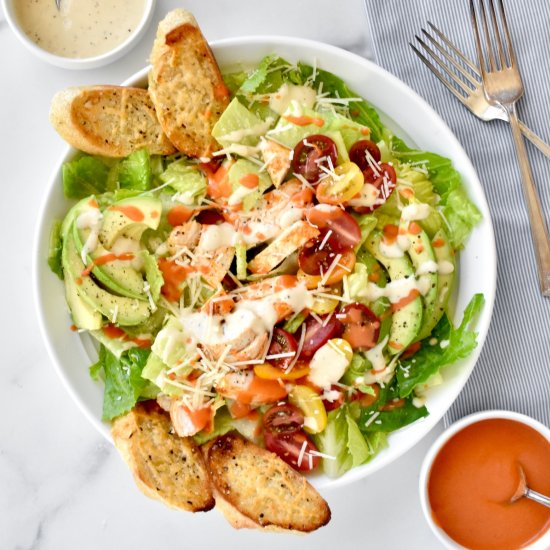 Buffalo Chicken Caesar Salad