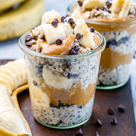 CHUNKY MONKEY OVERNIGHT OATS