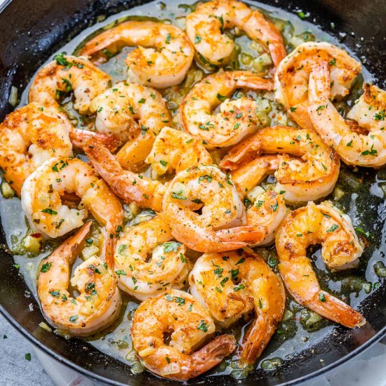 HEALTHY SHRIMP SCAMPI