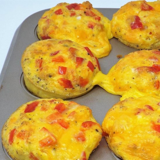 Egg & Bell Pepper Breakfast Muffins