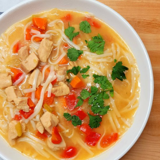 Ginger Chicken Noodle Soup