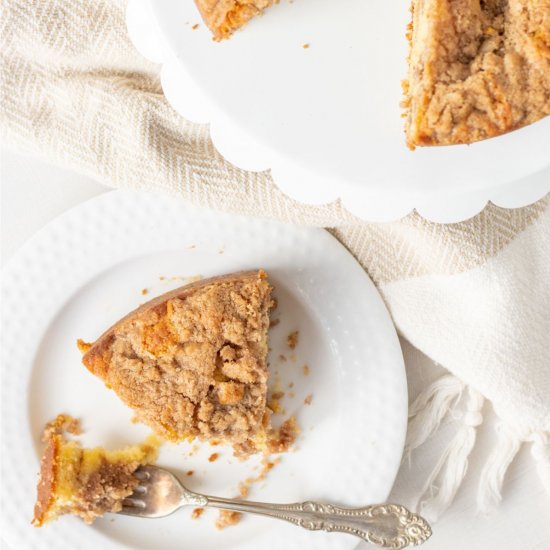 Cinnamon Streusel Coffee Cake