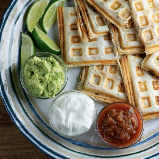 Waffle Iron Quesadillas