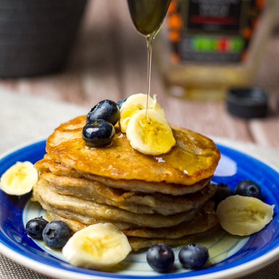 Vegan Refined Sugar-Free Pancakes