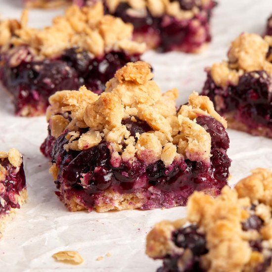 Blueberry Oatmeal Bars