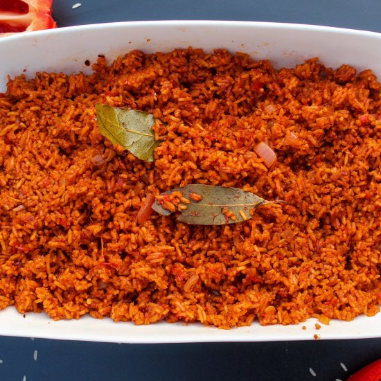 jollof rice recipe Ghana