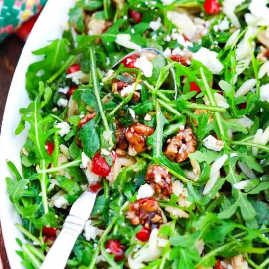 Pomegranate Orzo Salad