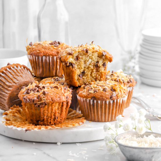 Chocolate Chip Banana Muffins