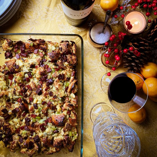 Pancetta & Celery Sofrito Stuffing