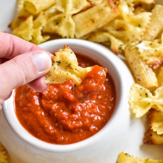 Air Fryer Pasta Chips