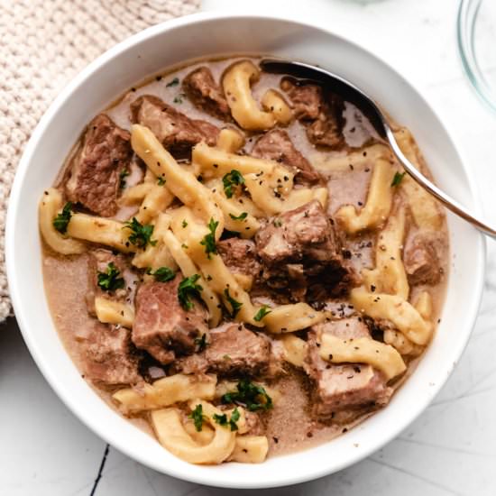 Instant Pot Beef and Noodles