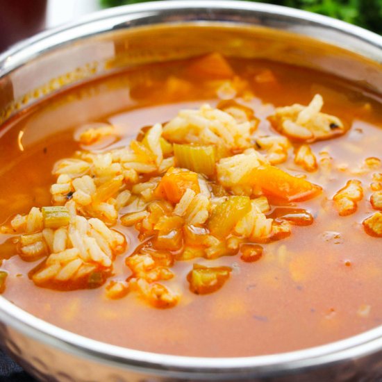 Cajun Chicken and Rice Soup