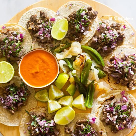 Tacos de Bistec