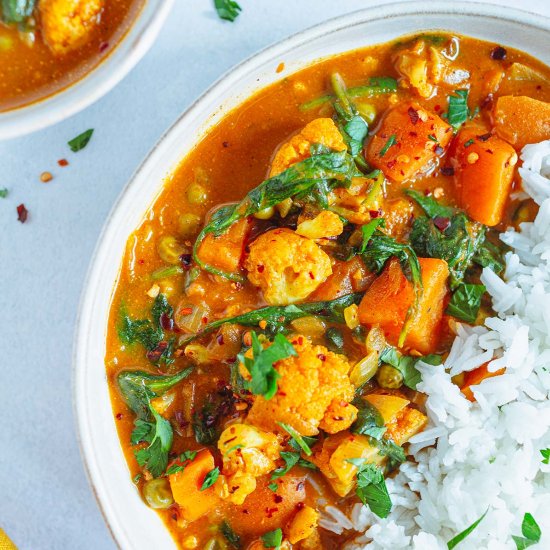 Creamy Vegetable Curry