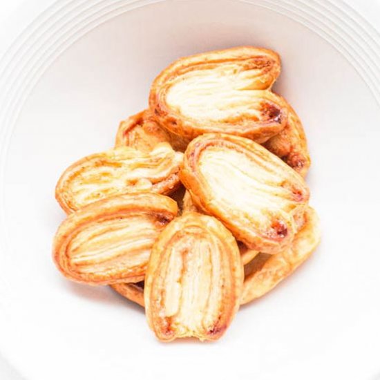 Air Fryer French palmier cookies