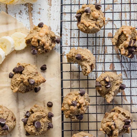 Flourless Banana Muffins