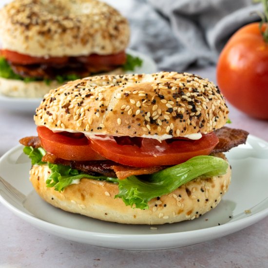 Bagel BLT Sandwich