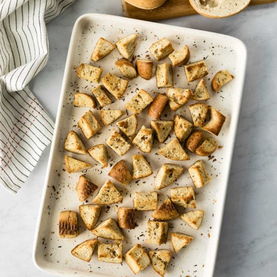 Bagel Croutons