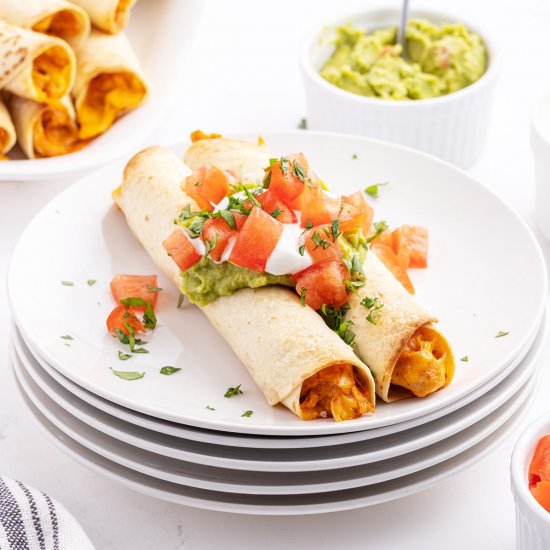 Creamy Chicken Taquitos