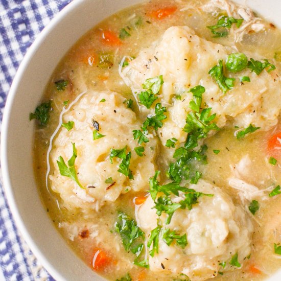 Dutch Oven Chicken and Dumplings