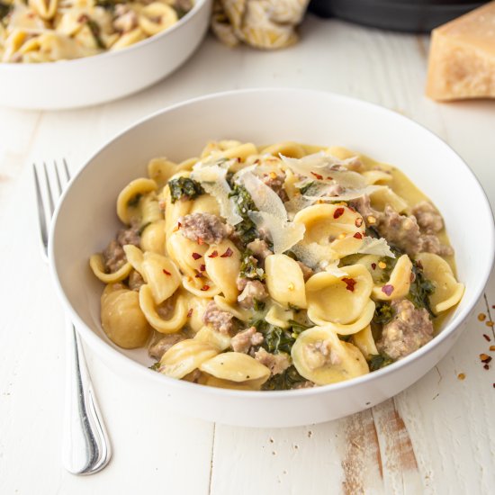 Instant Pot Italian Sausage Pasta