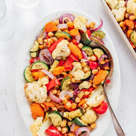 Mediterranean Roasted Vegetables