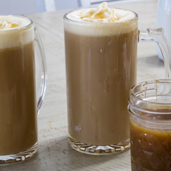 homemade caramel coffee