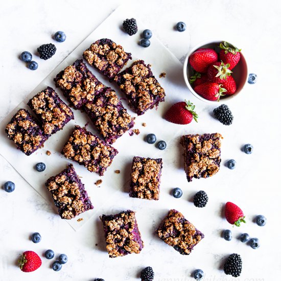 Sugar-Free Berry Breakfast Bars