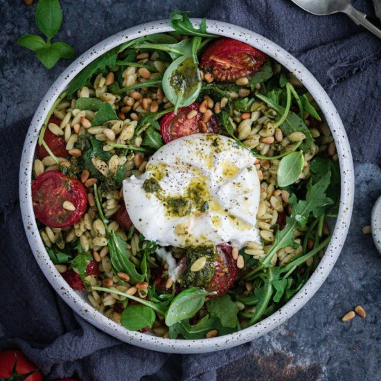 Pesto Orzo Salad