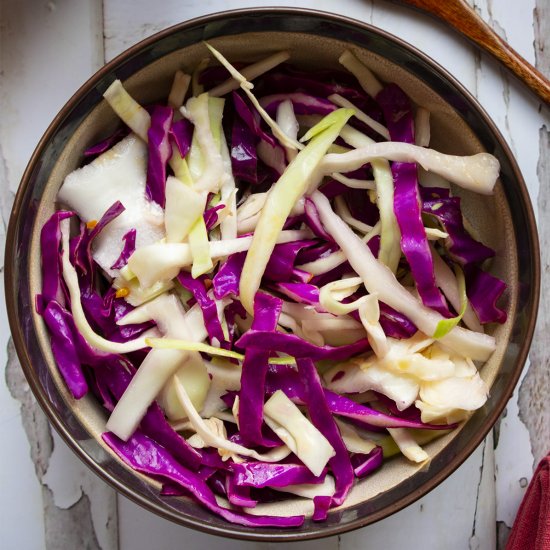 Easy Cabbage Salad Chinese Style