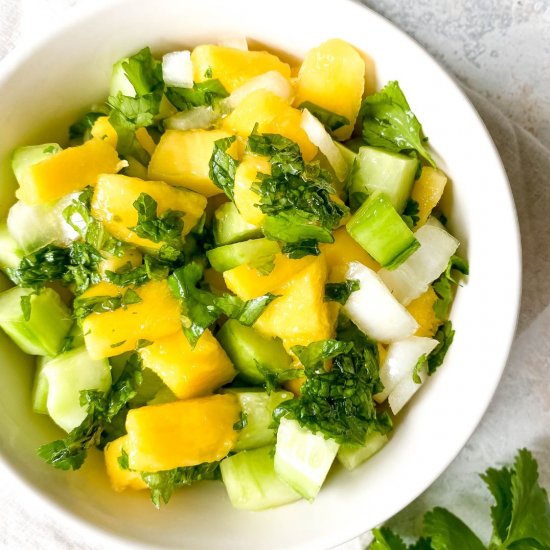 Mango Cucumber Salad