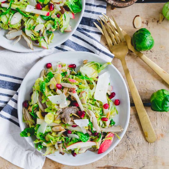 Chicken and Brussels Sprouts Salad