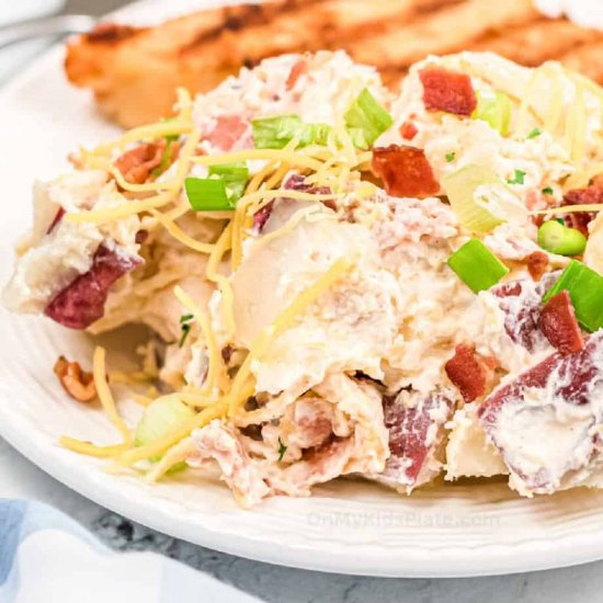 The BEST Loaded Baked Potato Salad