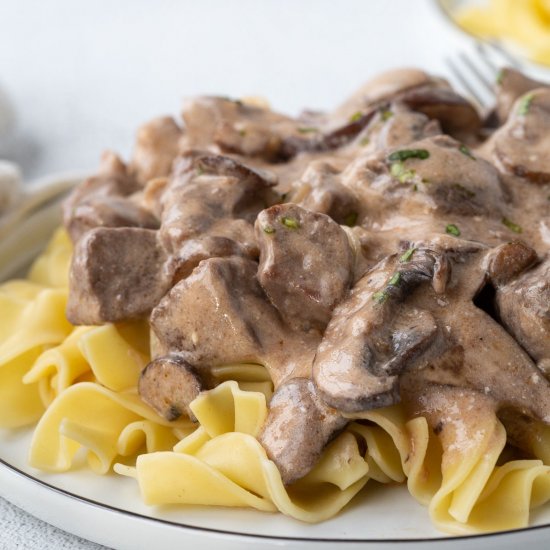 Easy Beef Stroganoff