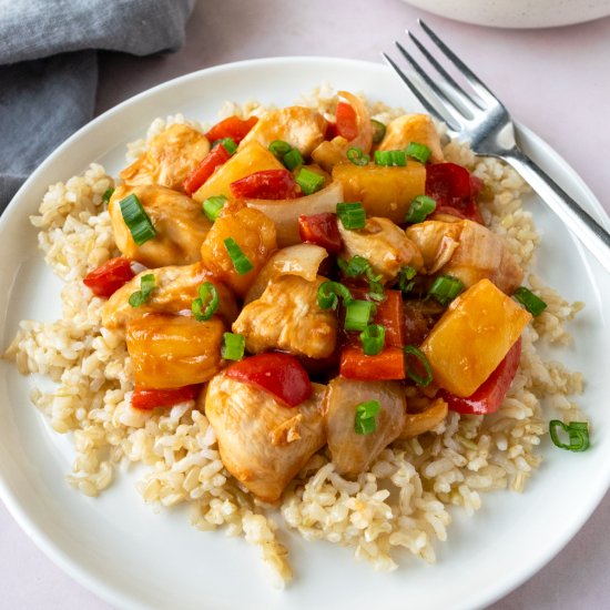 Air Fryer Sweet and Sour Chicken