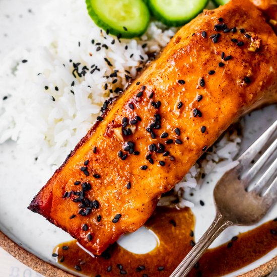 Baked Five Spice Salmon