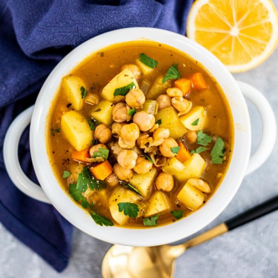 Chickpea Soup with Potatoes