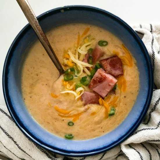 Ham and Cheese Potato Soup