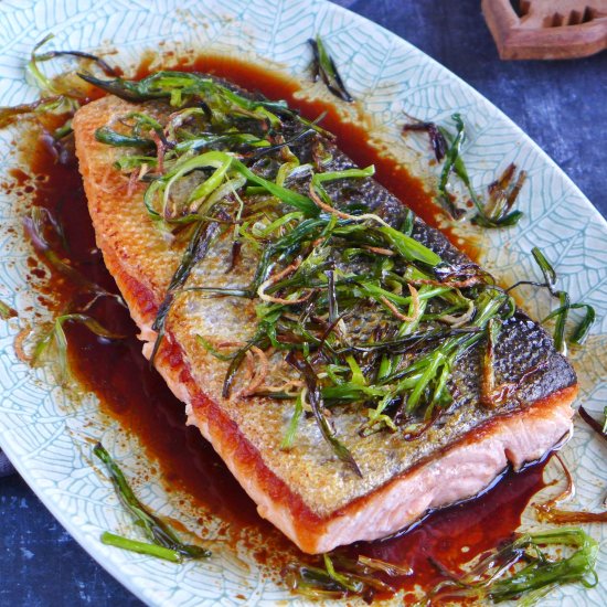 Scallion Ginger Salmon